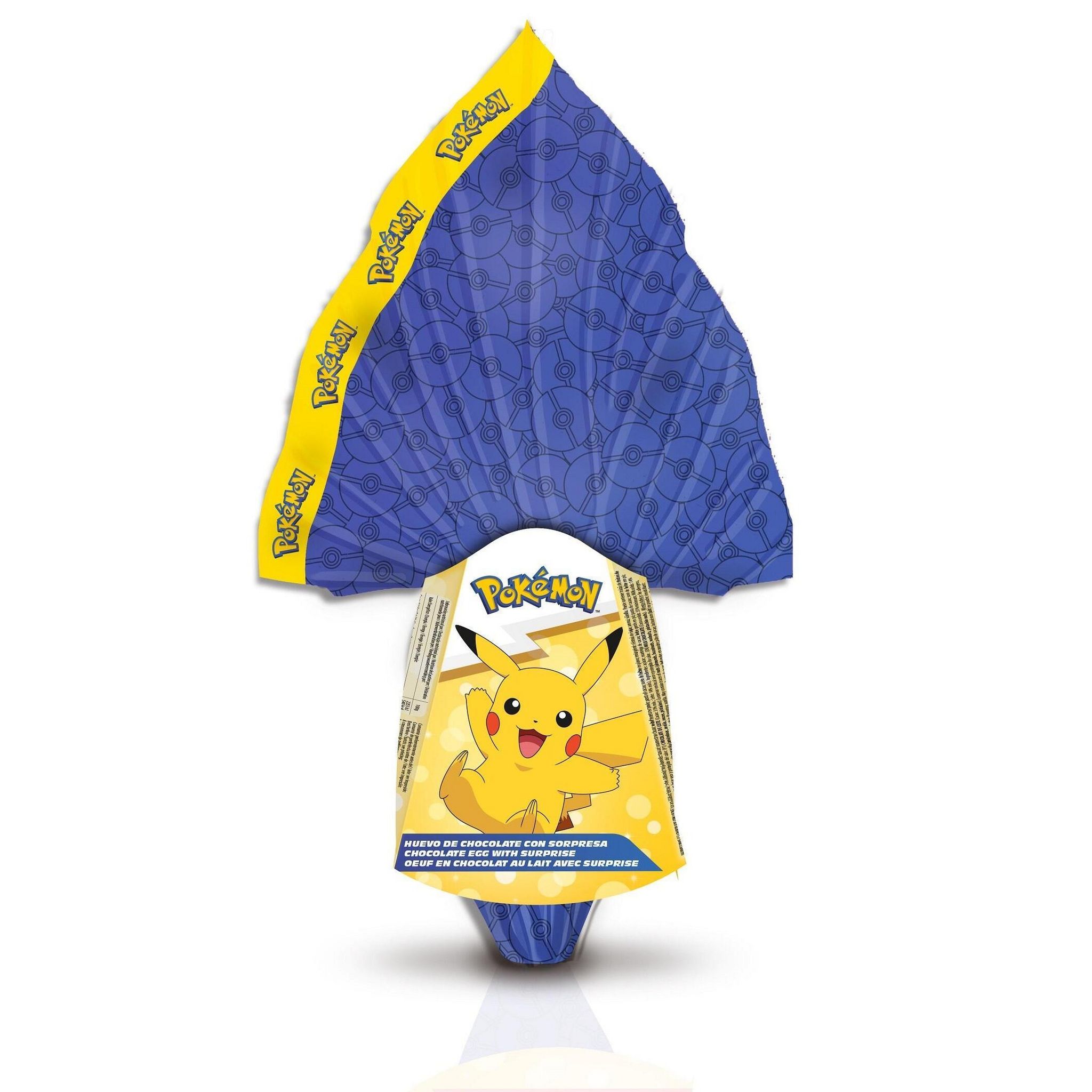 POKEMON Oeuf flamme en chocolat avec une surprise 120g