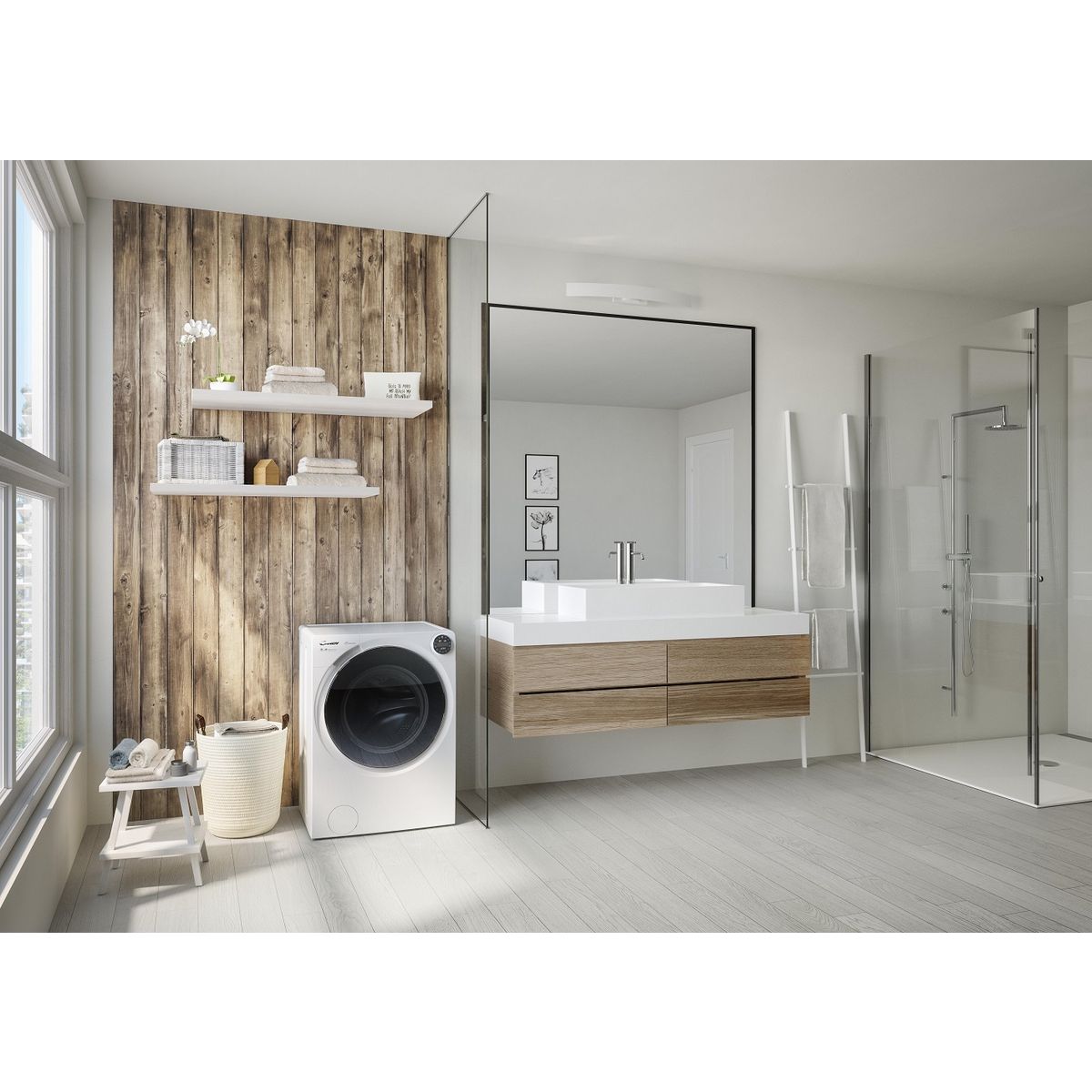 CANDY Bianca Lave-linge hublot BWM 148PH7/I-S, 8 kg, 1400 T/min