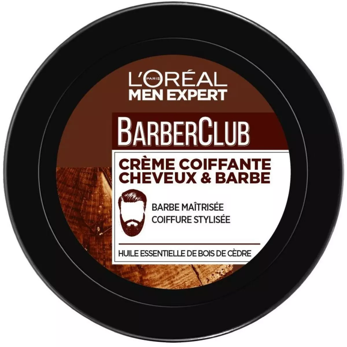 L'OREAL Barber Club crème coiffante cheveux & barbe 75ml