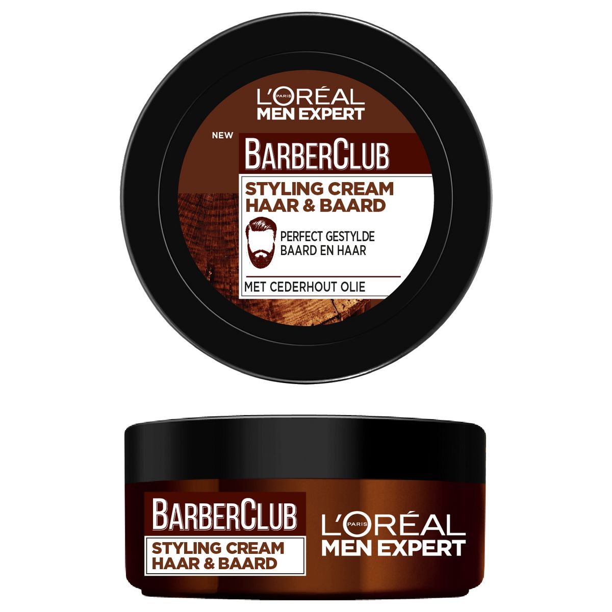 L'OREAL Barber Club crème coiffante cheveux & barbe 75ml