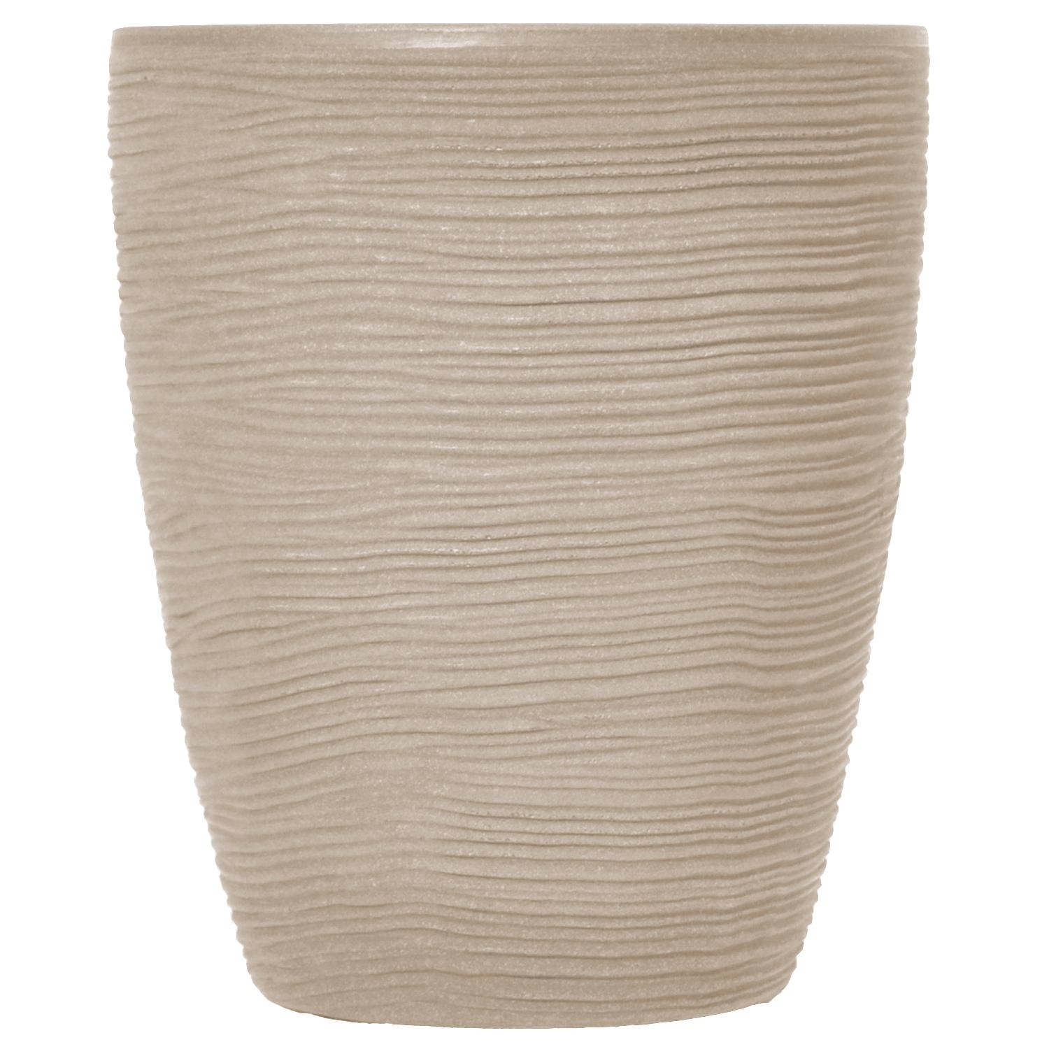VASAR Pot évasé strié Diam.30 cm H36 cm lin