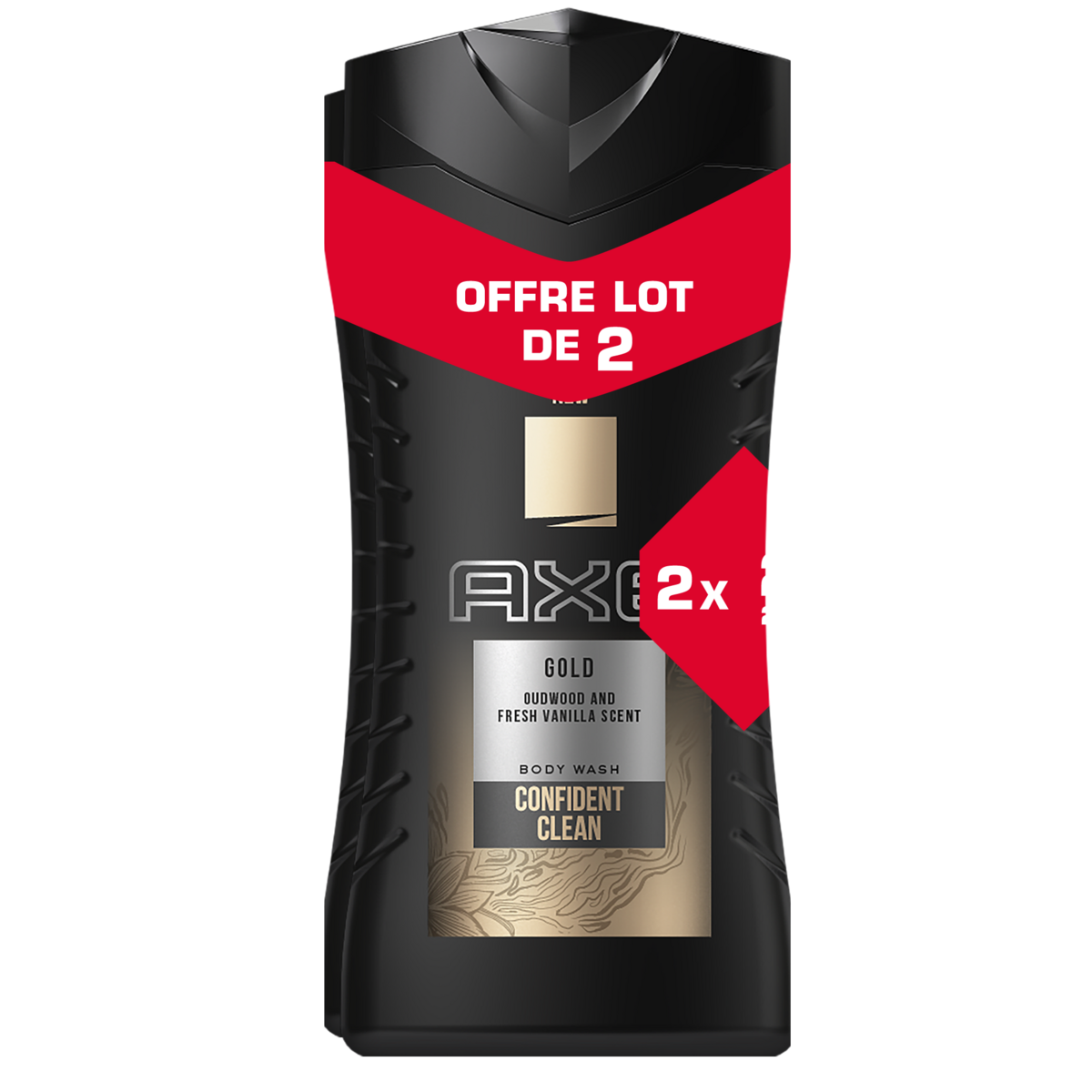 AXE Gel douche gold 2x250ml