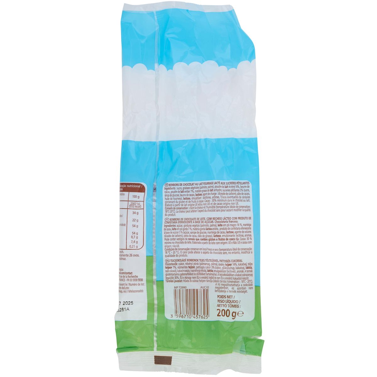 VENDOME Oeufs chocolat au lait et sucre pétillant 220g