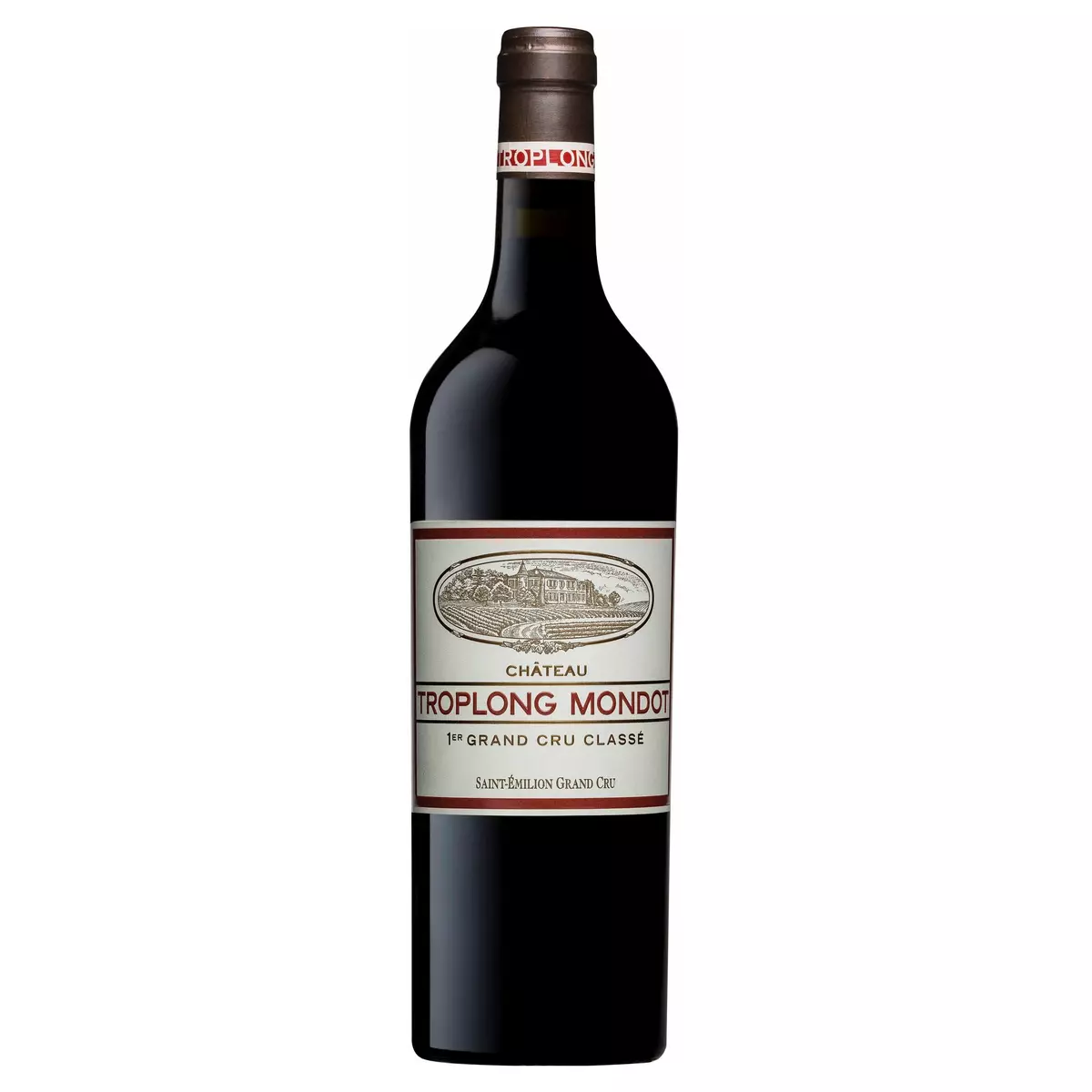 Vin rouge AOP Saint-Émilion grand cru classé Château Troplong Mondot 2016 75cl