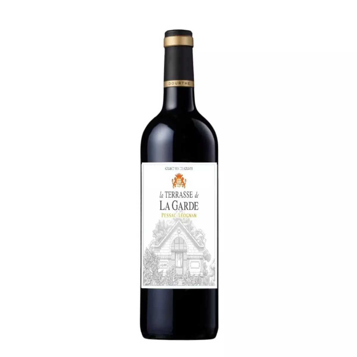 Vin rouge AOP Pessac-Léognan La Terrasse de la Garde second vin du Château La Garde HVE 75cl