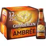 GRIMBERGEN Bière ambrée 6,5% bouteilles 12x25cl
