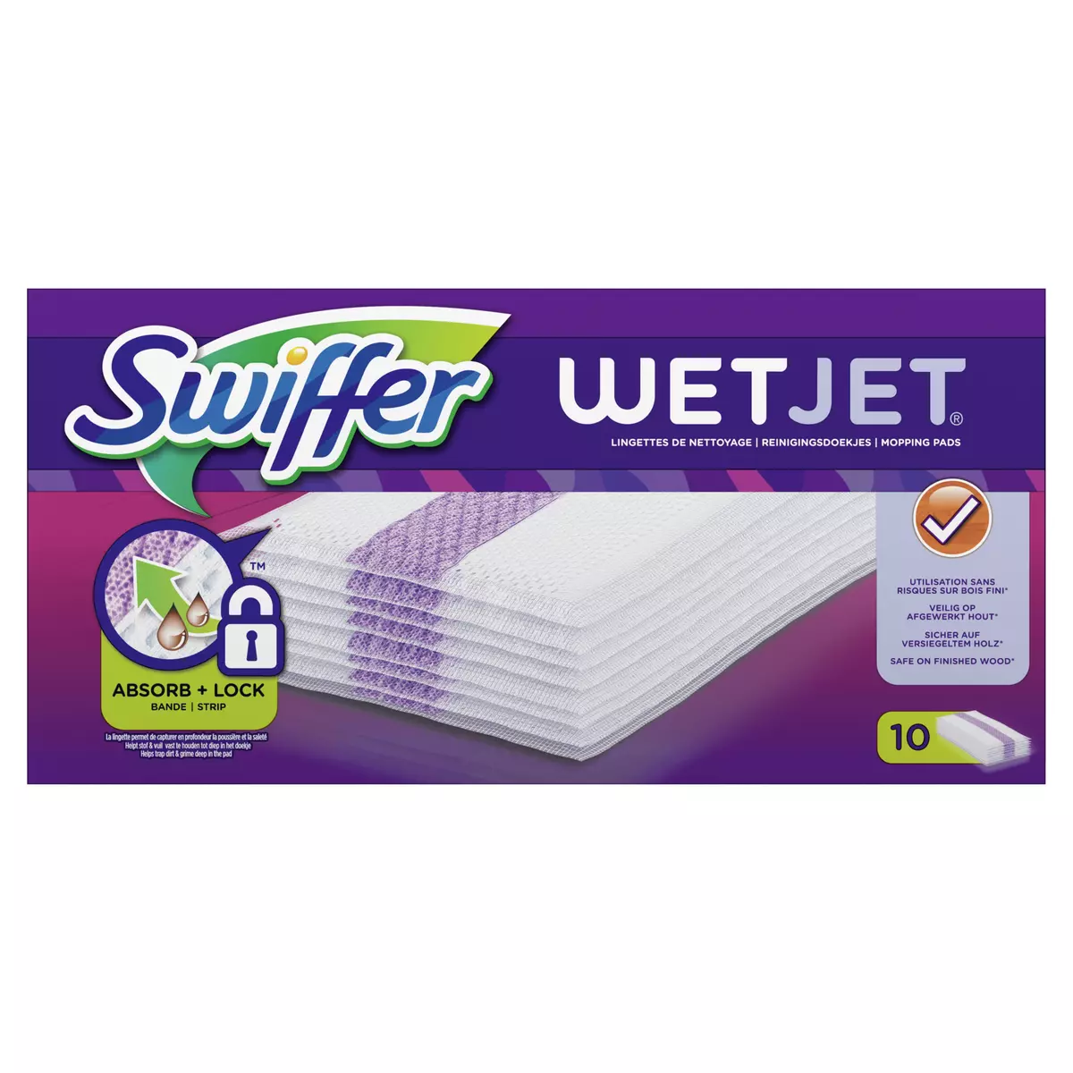 Swiffer WetJet Solution Nettoyante Pour Balai Spray, ( 2 x 1,25 L)