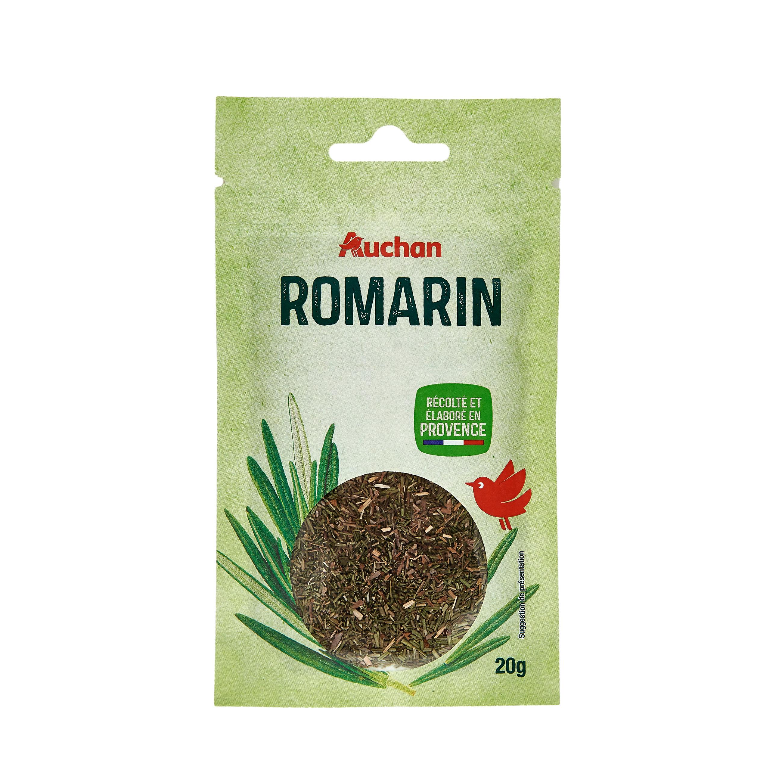 Voir la diapositive 2 : AUCHAN Romarin en sachet 20g
