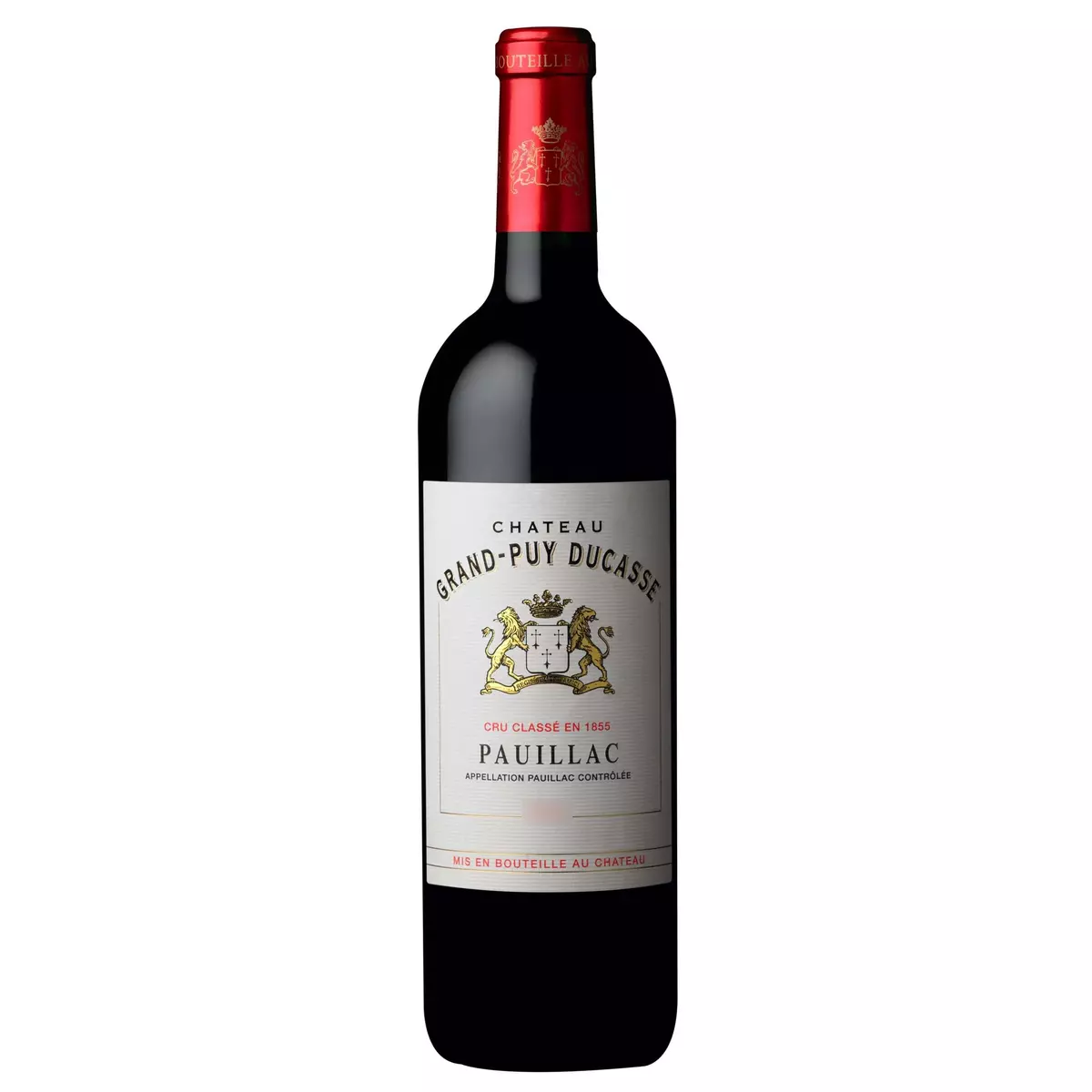 Vin rouge AOP Pauillac 5ème grand cru classé Château Grand-Puy Ducasse 2016 75cl