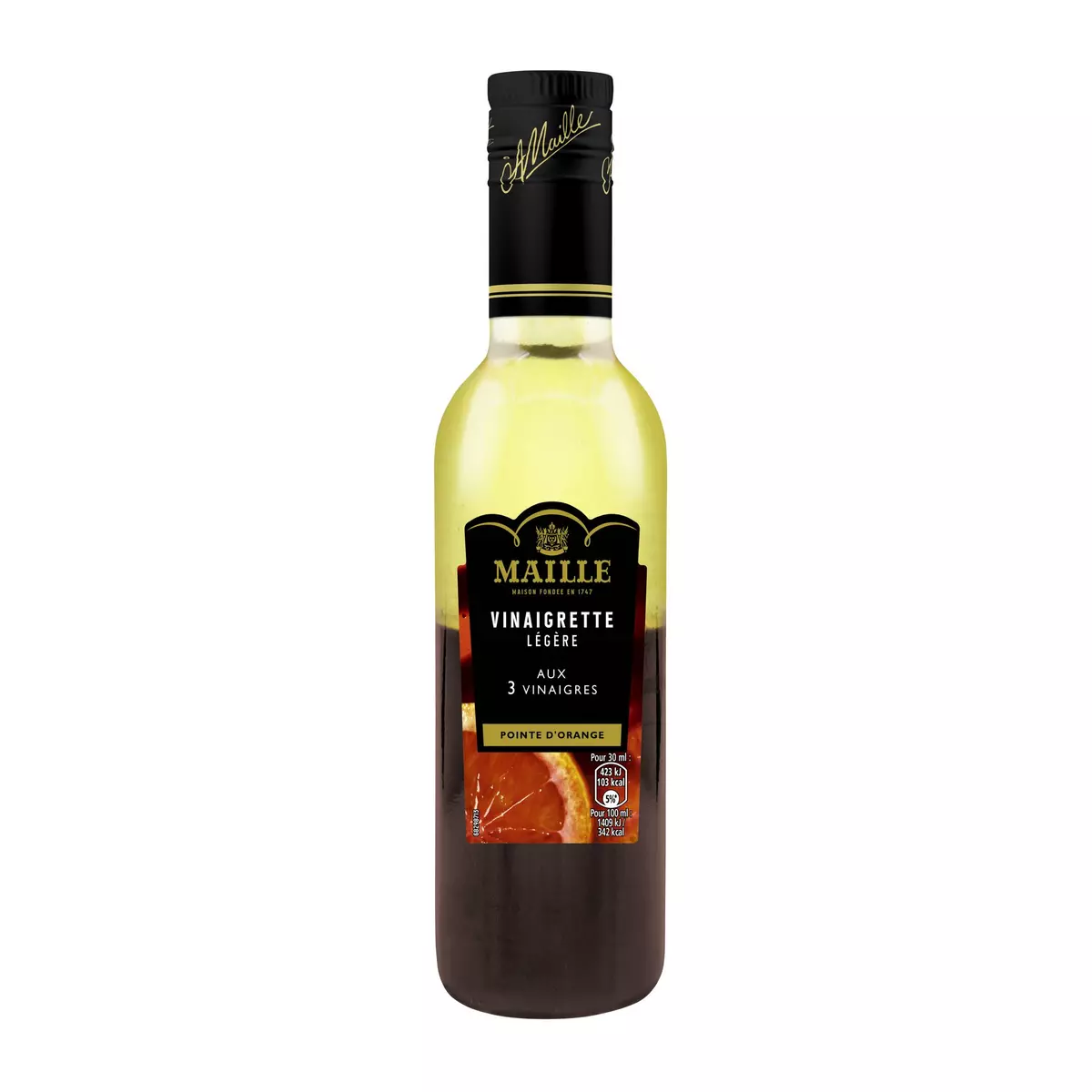 MAILLE Vinaigrette légère vinaigre balsamique de Modène pointe d'orange 36cl