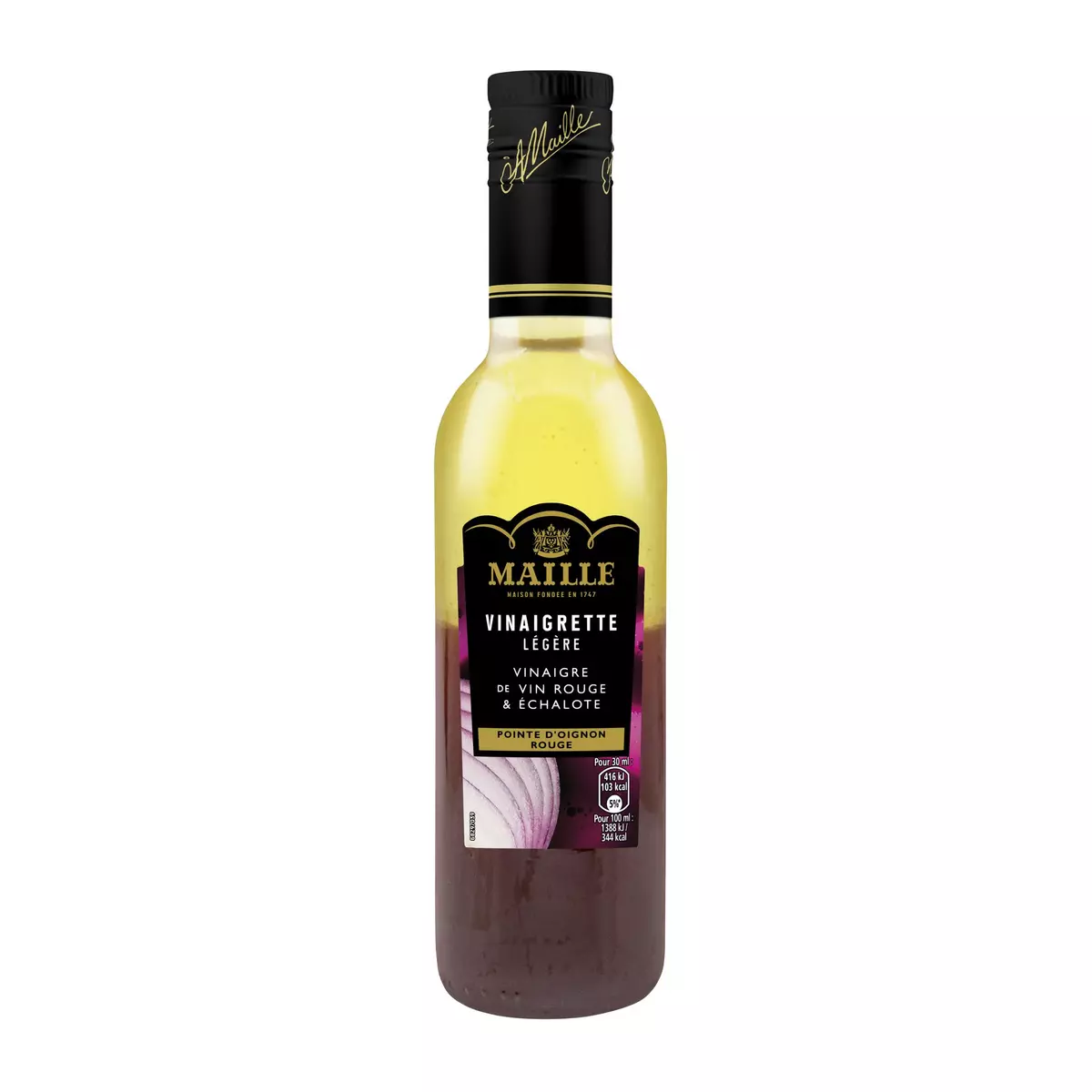 MAILLE Vinaigrette légère vinaigre de vin rouge échalote oignon rouge 36cl