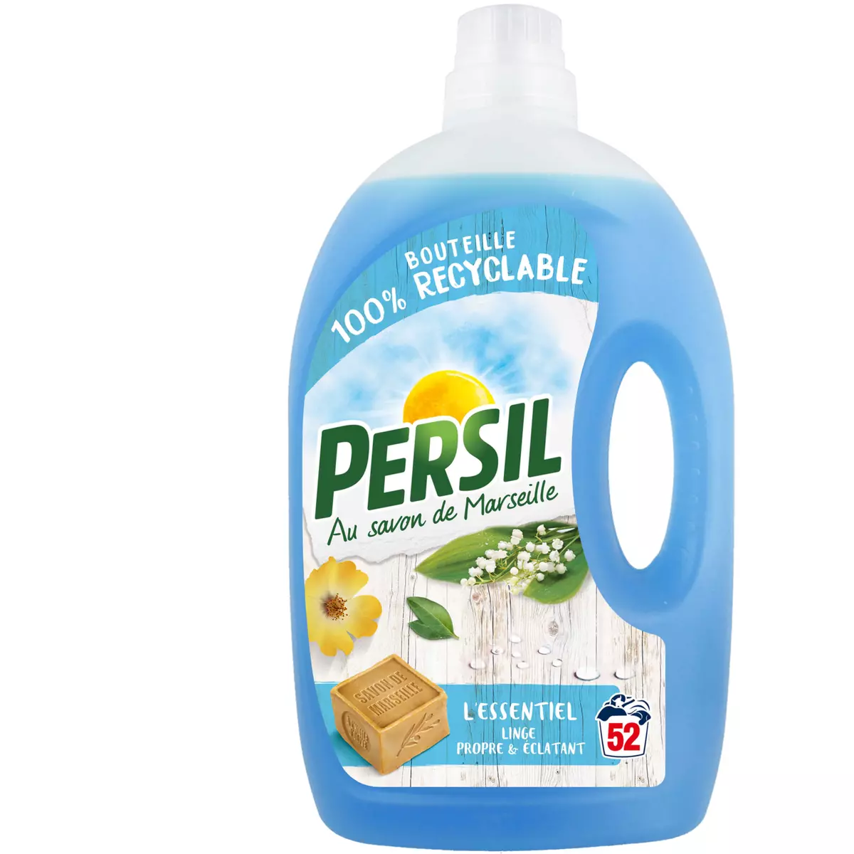 PERSIL Lessive liquide linge propre & éclatant 52 lavages 2,6l