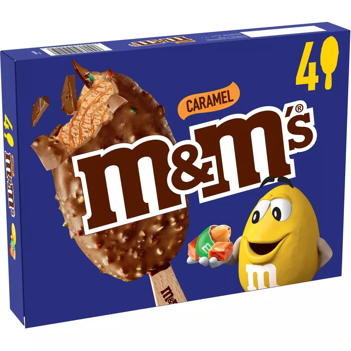 M&M'S Batônnet glacé au caramel 4 batônnets 244g