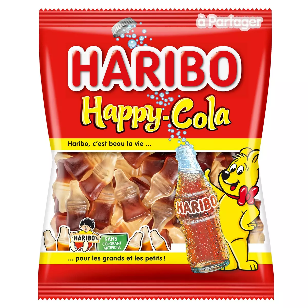 HARIBO Happy cola bonbons gélifié goût cola 300g