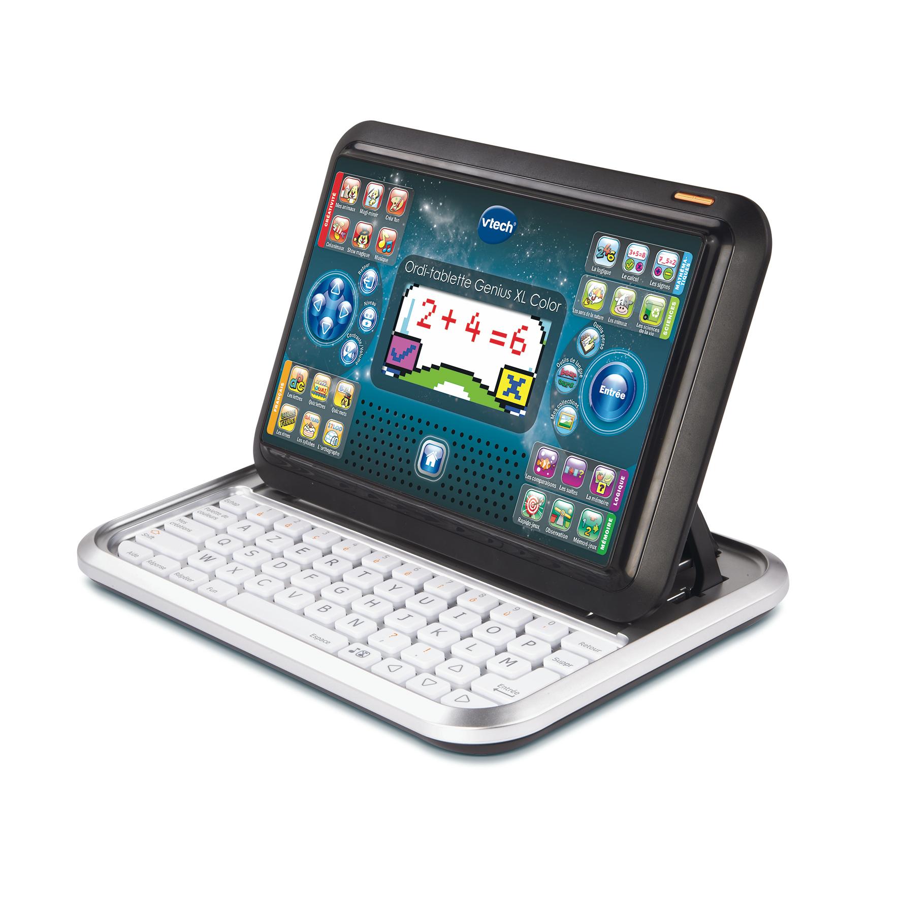 VTECH Ordinateur Tablette Genius XL - Noir