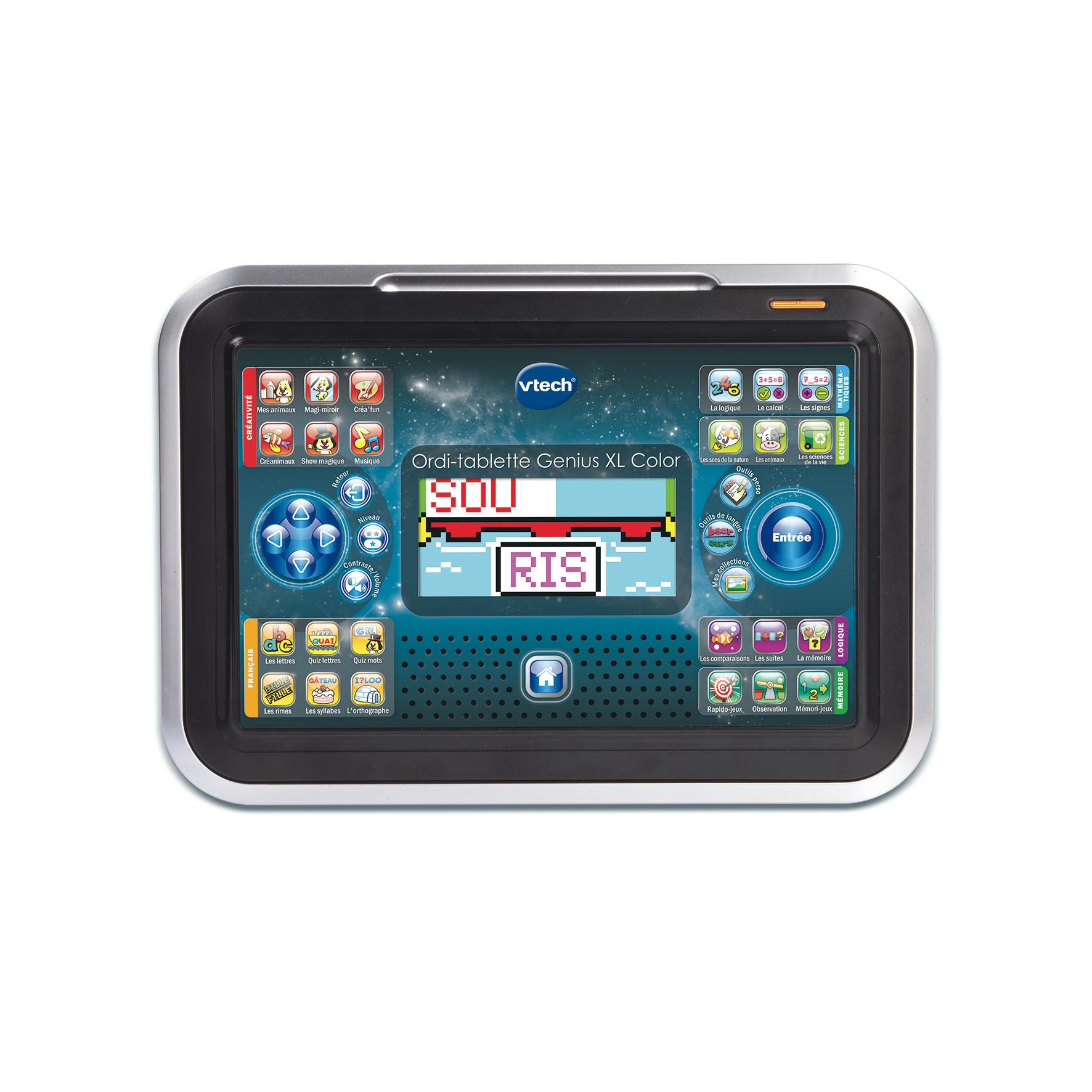 Voir la diapositive 2 : VTECH Ordinateur Tablette Genius XL - Noir
