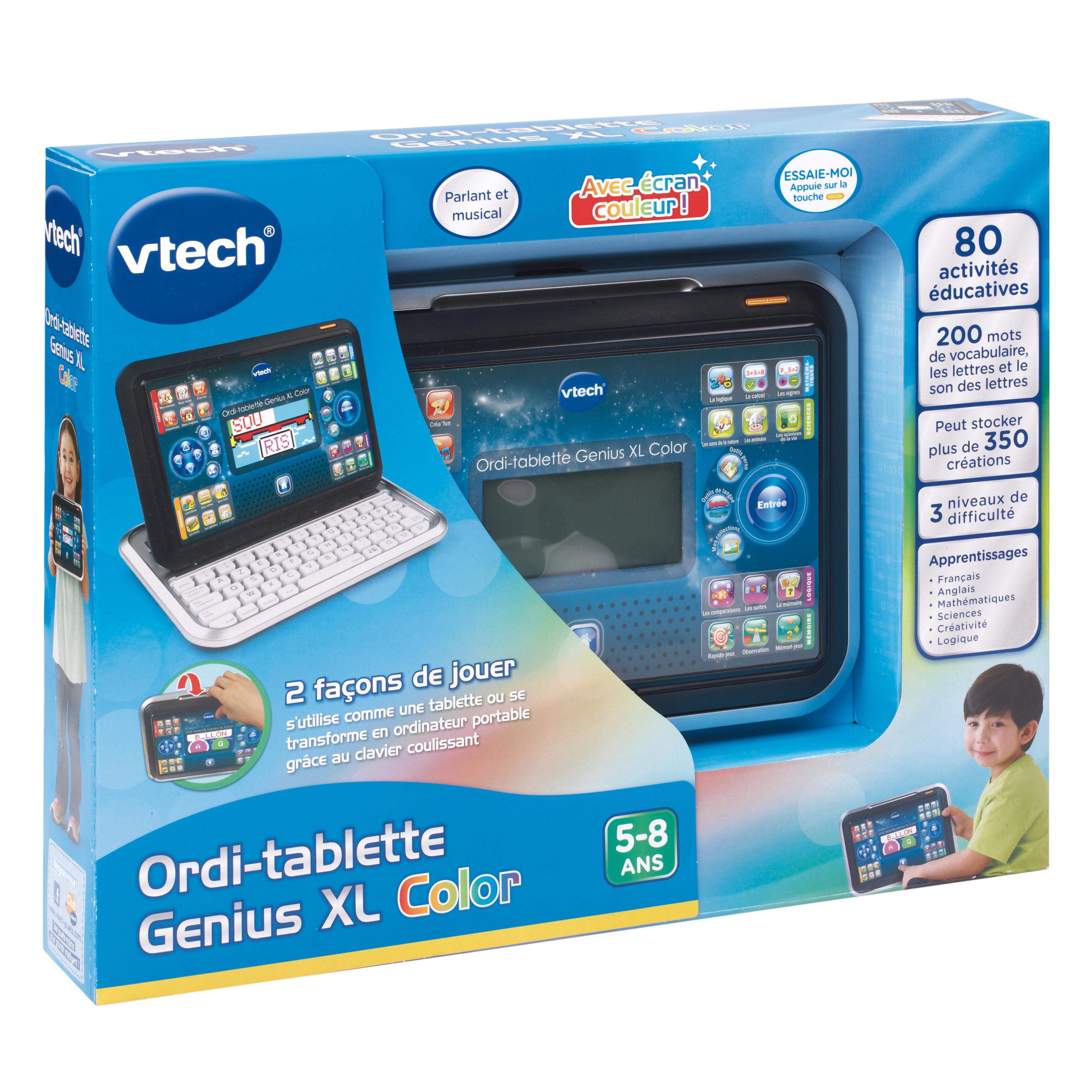 Voir la diapositive 3 : VTECH Ordinateur Tablette Genius XL - Noir