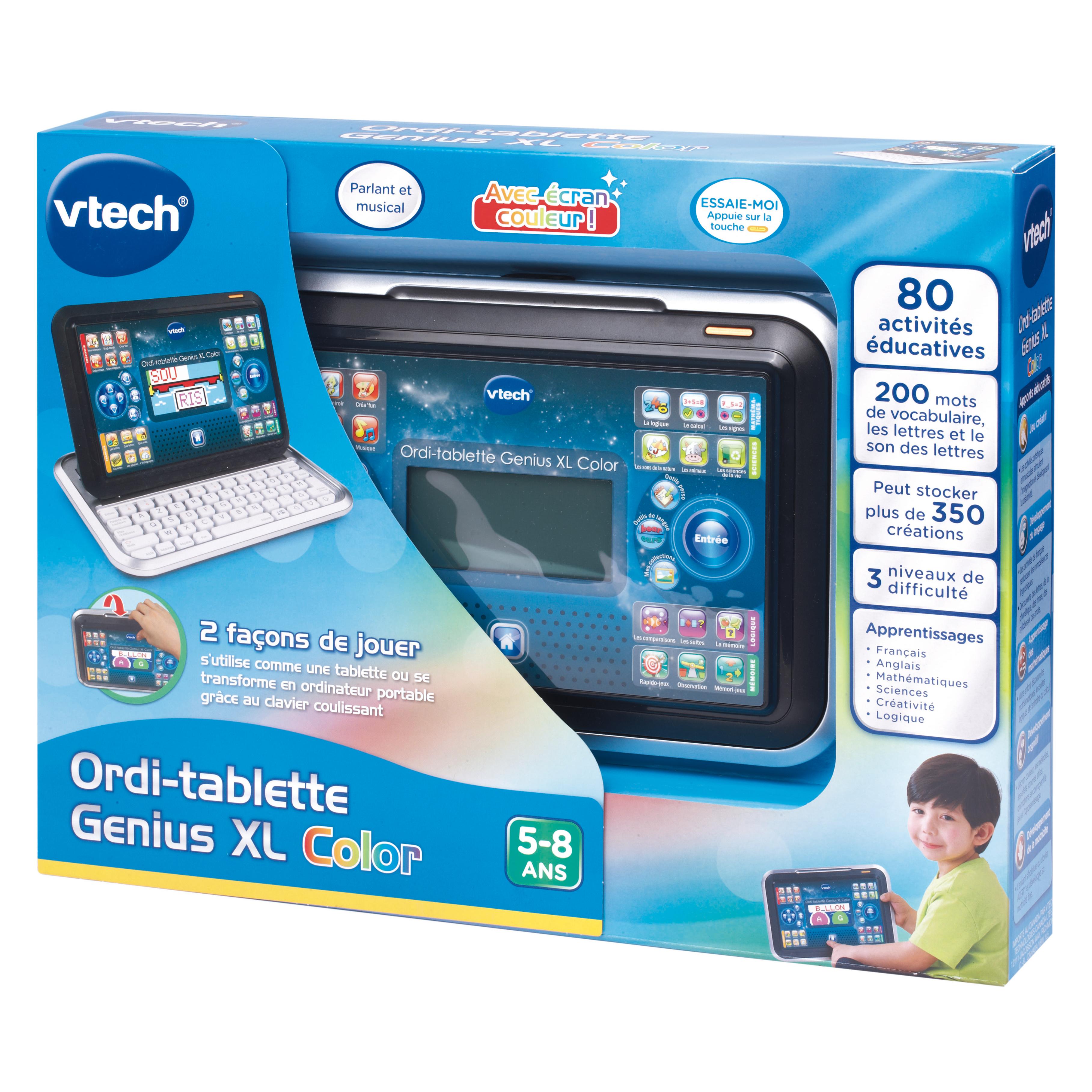 Voir la diapositive 4 : VTECH Ordinateur Tablette Genius XL - Noir