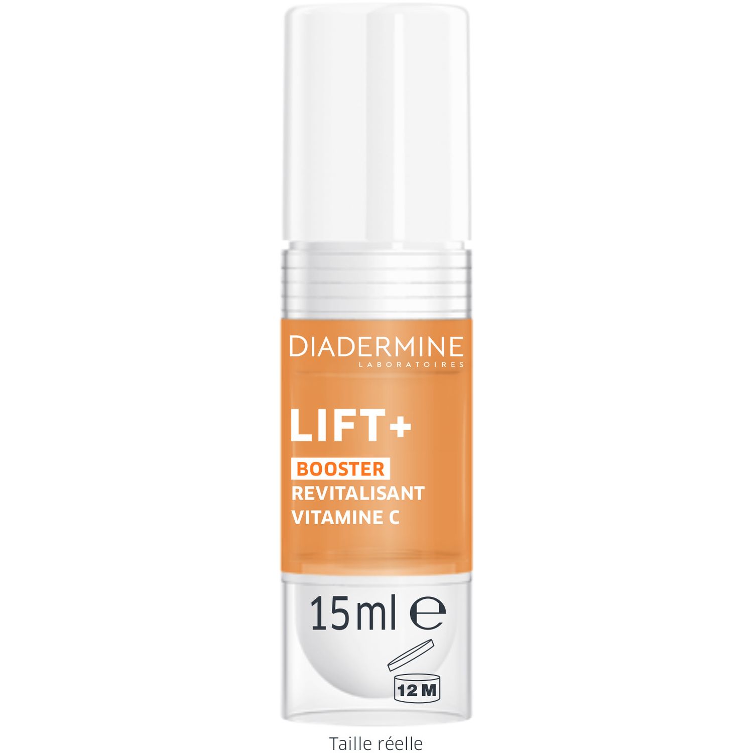 Voir la diapositive 2 : DIADERMINE Crème lift + vitamine C booster 15ml