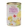 Voir la diapositive 5 : AUCHAN Cocktail de 4 fruits au sirop léger 410g