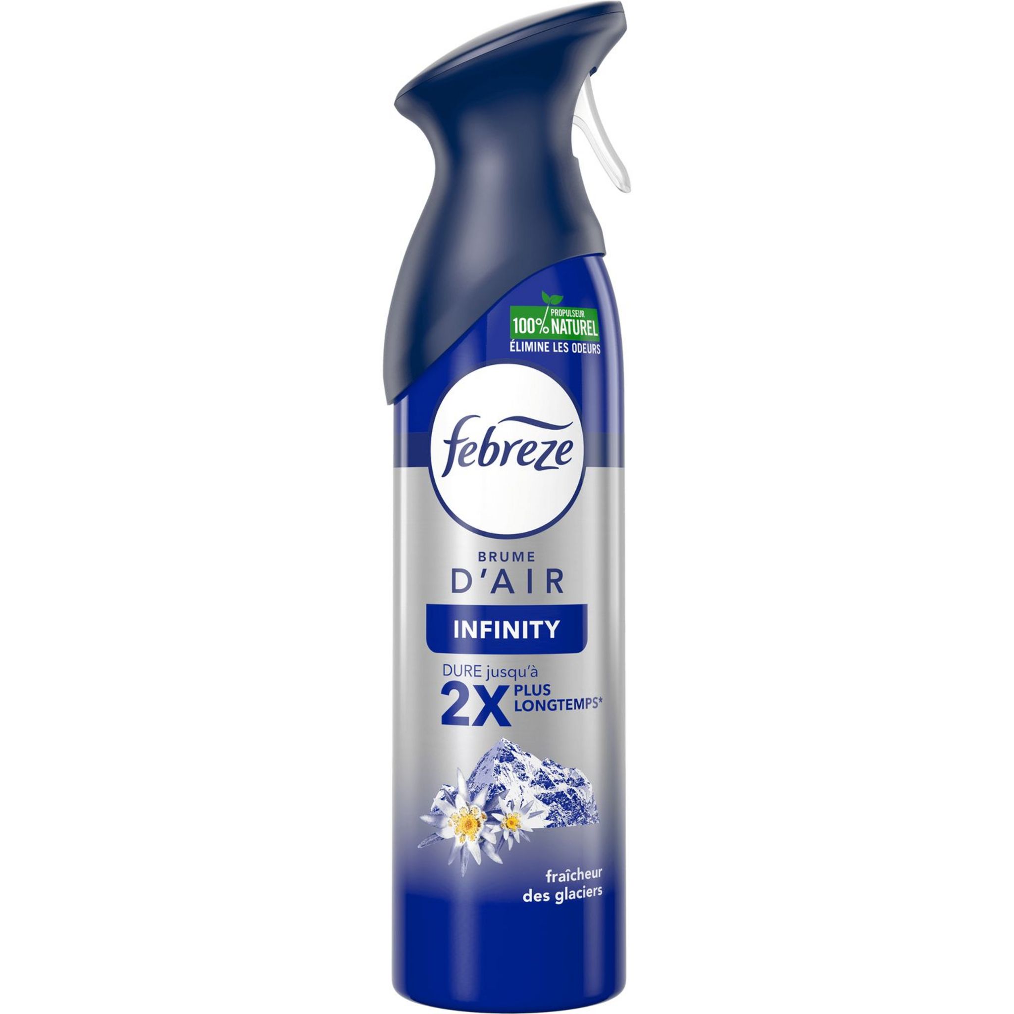 FEBREZE Brume d'air désodorisant spray fraîcheur des glaciers 300ml