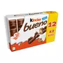KINDER Bueno barres chocolatées fourrés lait et noisettes 12 barres 516g