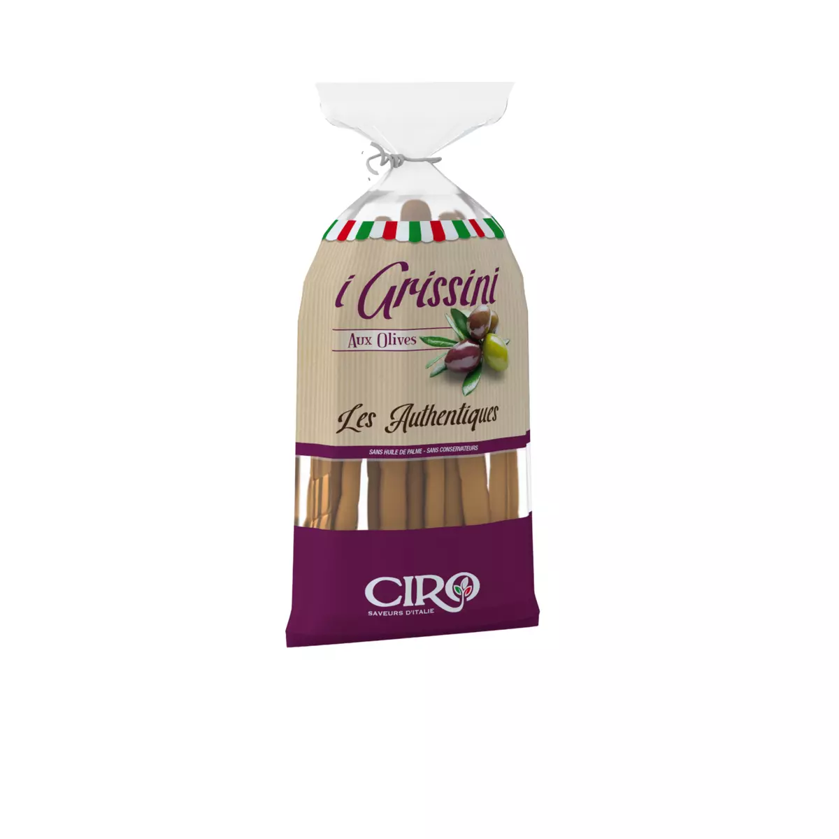 CIRO Gressins aux olives Les Authentiques 200g