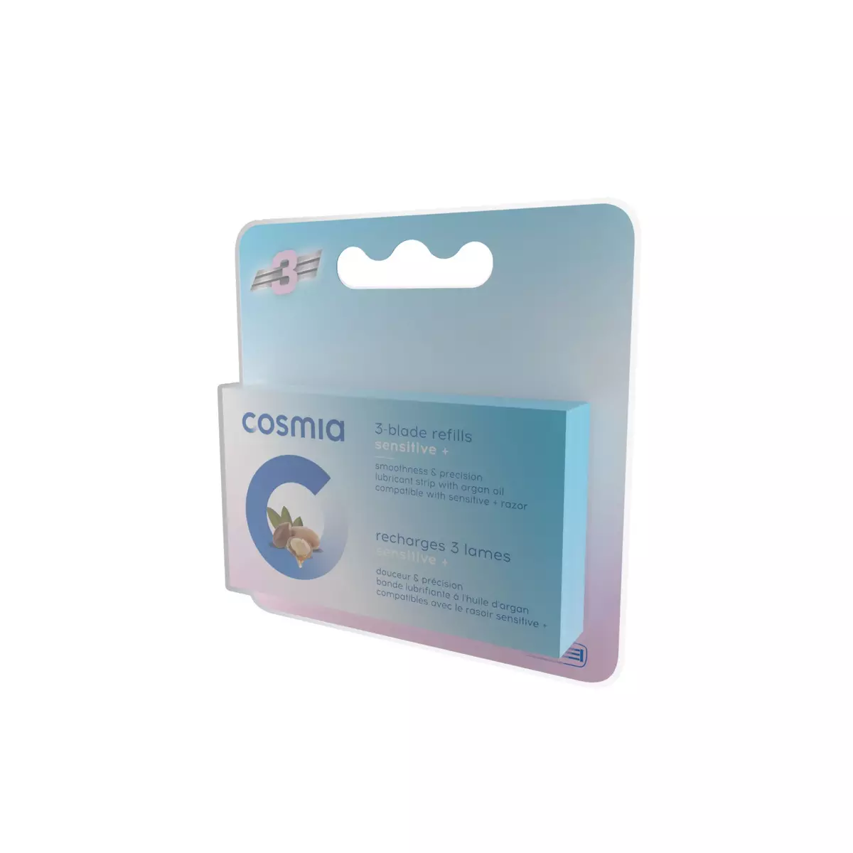 COSMIA Recharges lames de rasoir sensitive+ 4 recharges