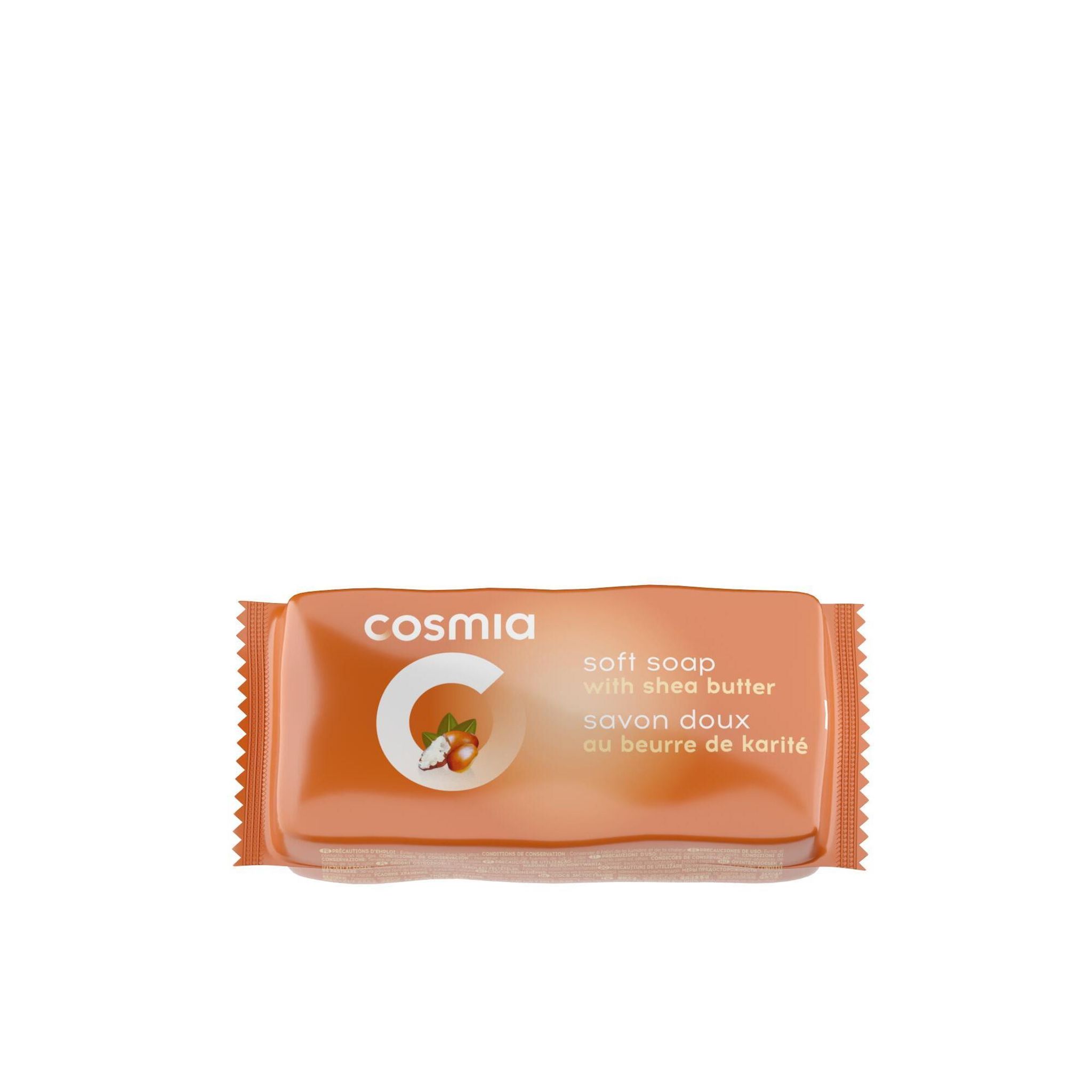 Voir la diapositive 4 : COSMIA Savon solide doux au beurre de karité 90g