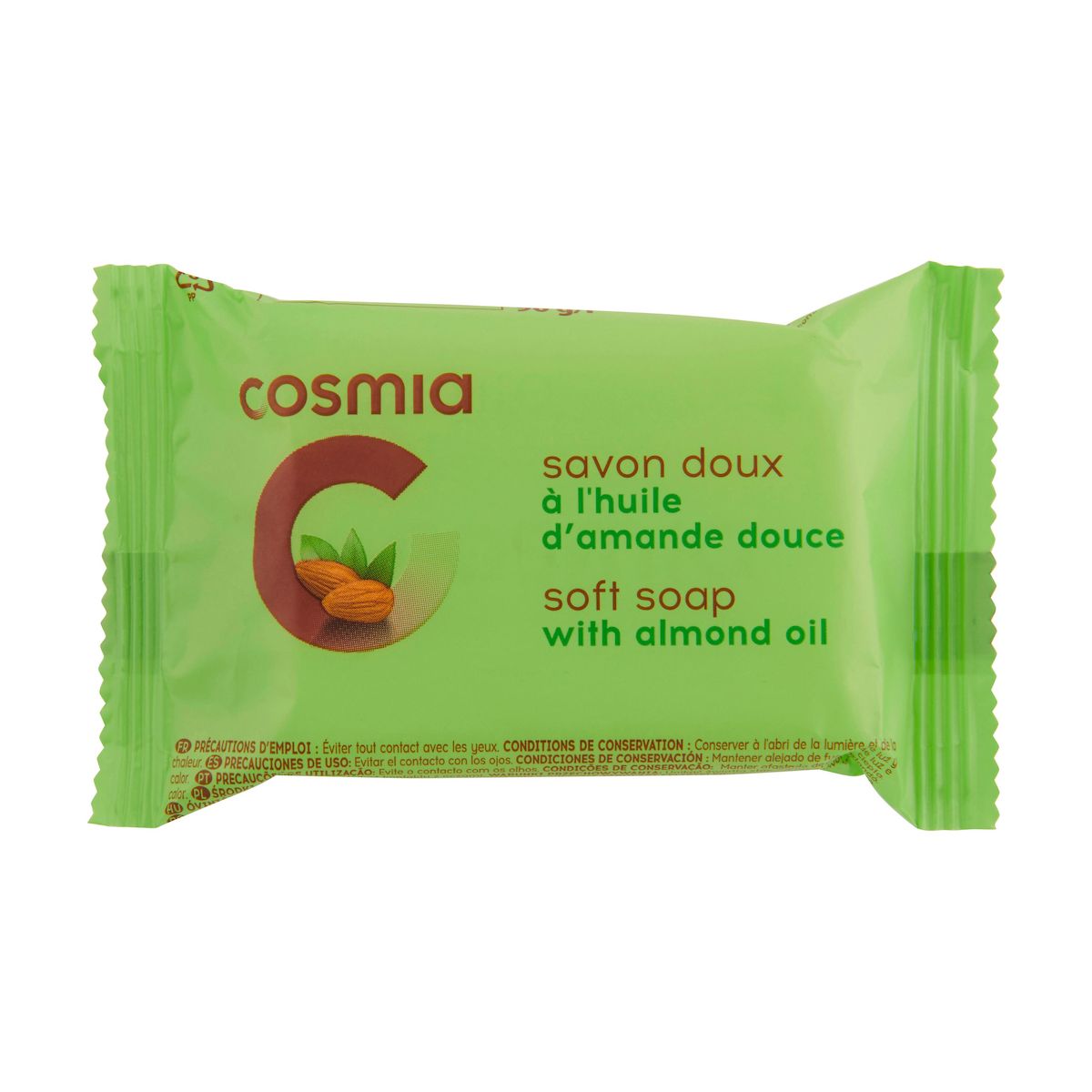 COSMIA Savon doux solide à l'huile d'amande douce 90g