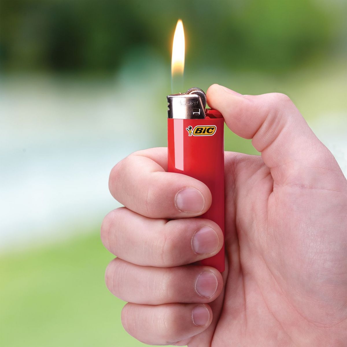 BIC Briquets à pierre Maxi couleurs assorties 4 briquets