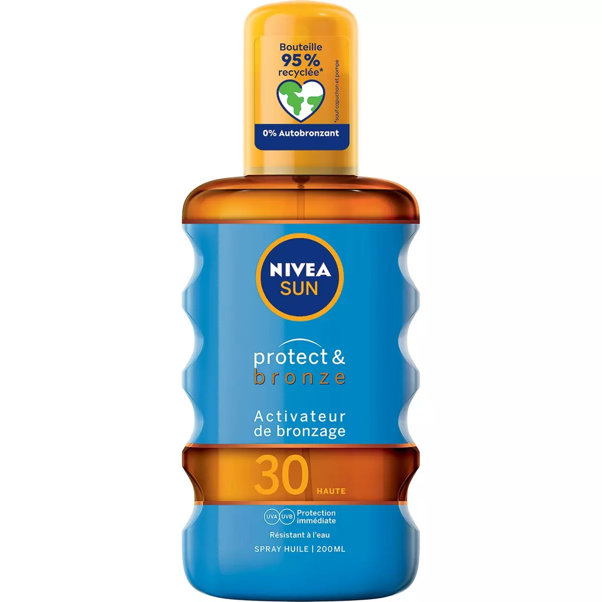 NIVEA SUN Protect & Bronze Spray huile activateur de bronzage FPS30 200ml