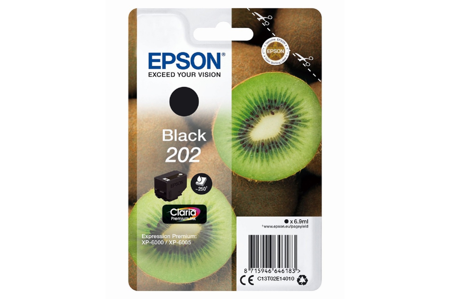 Voir la diapositive 3 : EPSON Cartouche d'encre Kiwi N202
