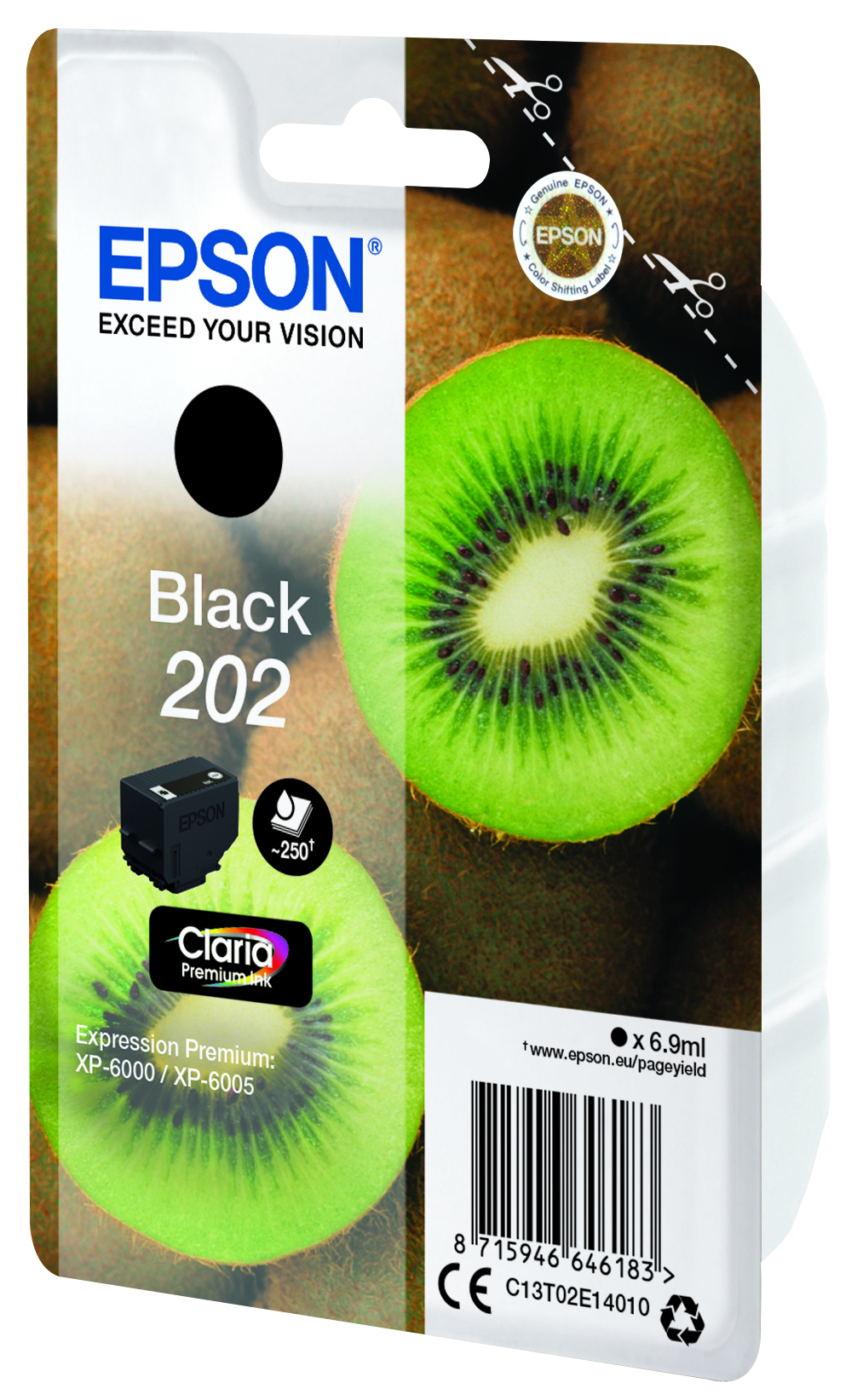 Voir la diapositive 4 : EPSON Cartouche d'encre Kiwi N202