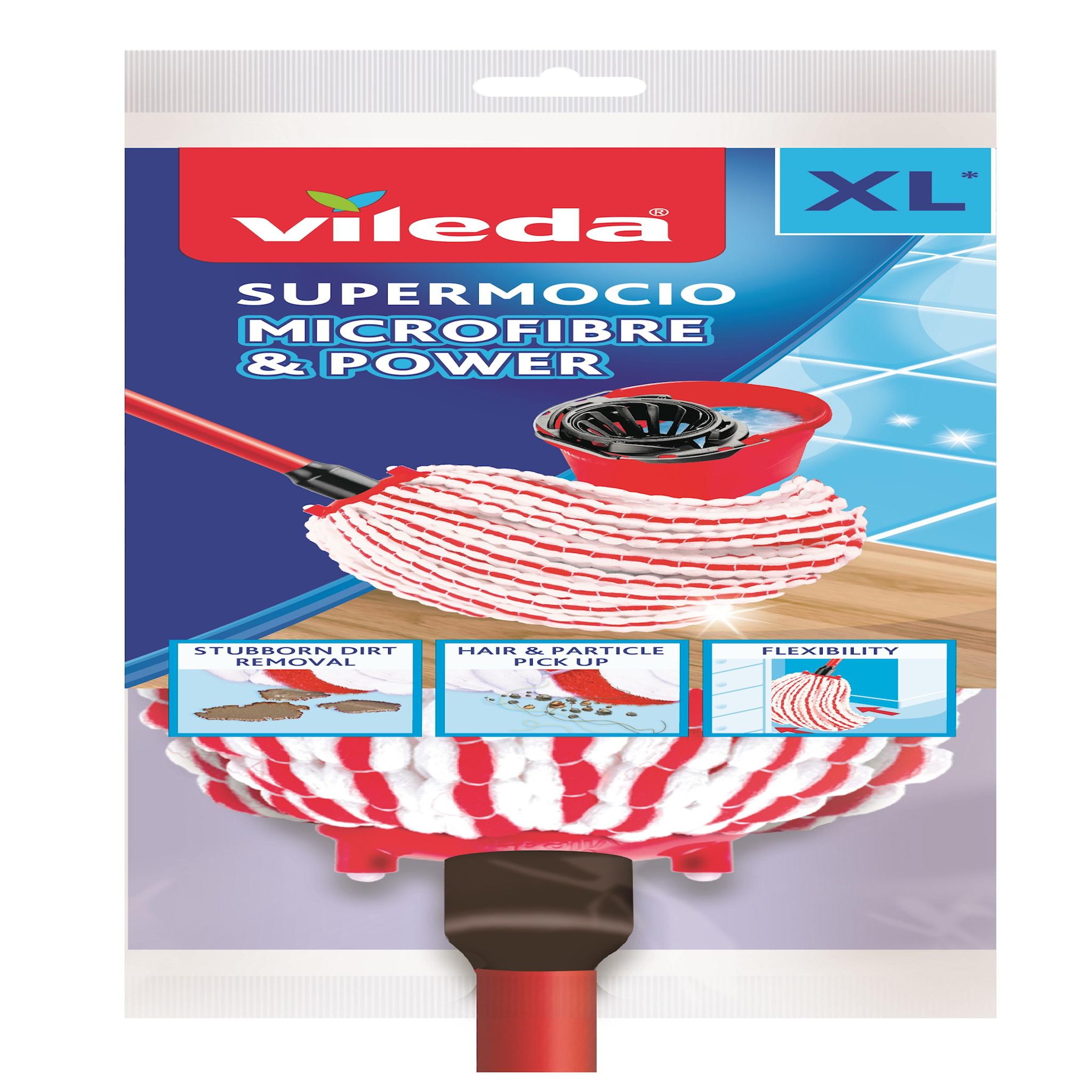 VILEDA Supermocio balai microfibre XL 1 balai