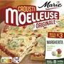 MARIE Pizza croustimoelleuse margherita 3 pizzas 3x400g