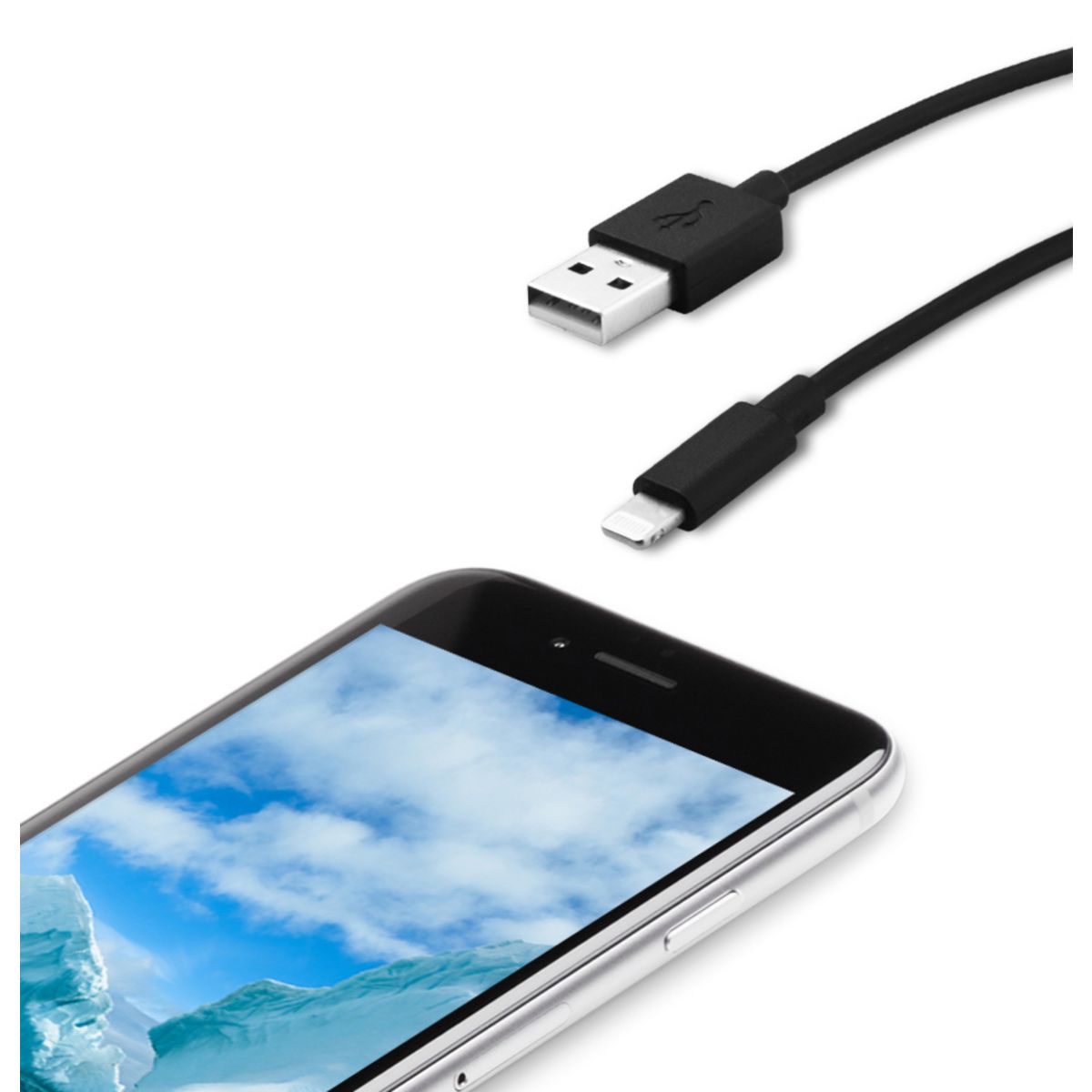 QILIVE Câble ligthning MFI - Noir