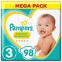 Voir la diapositive 3 : PAMPERS Premium protection mega pack couches taille 3 (6-10kg) 98 couches