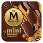 MAGNUM Mini bâtonnet glacé vanille et double caramel 6 pièces 300g