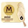Voir la diapositive 1 : MAGNUM Mini bâtonnet glacé vanille enrobés chocolat blanc amande 6 pièces 267g