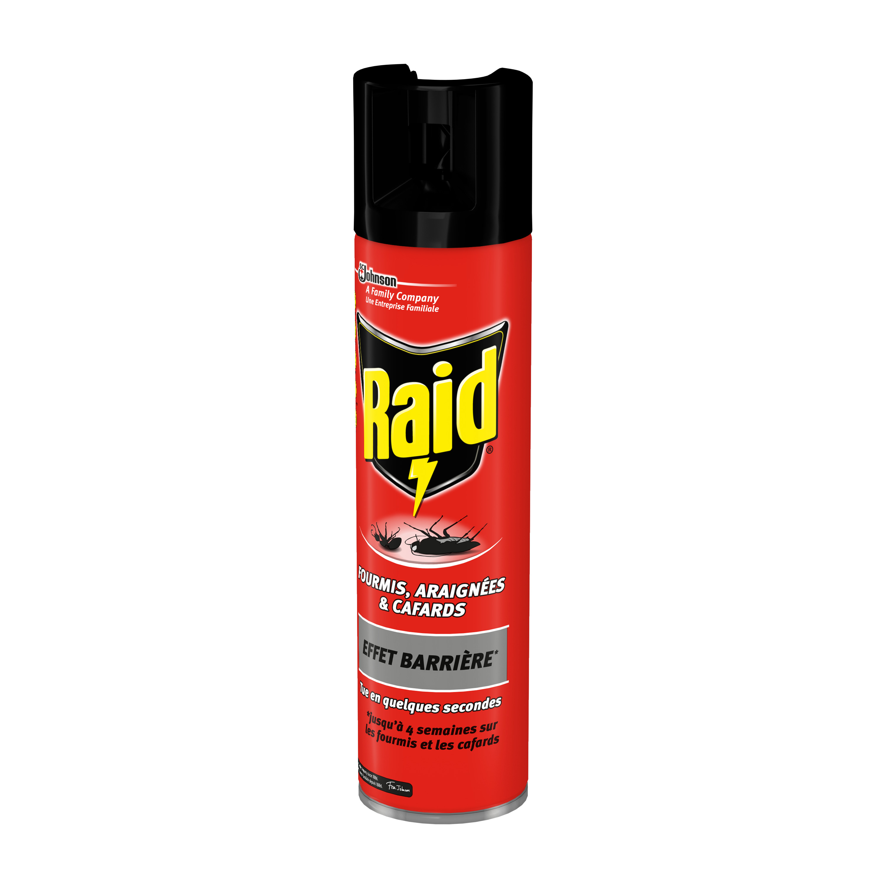 Voir la diapositive 2 : RAID Insecticide effet barrière anti-rampants 400ml