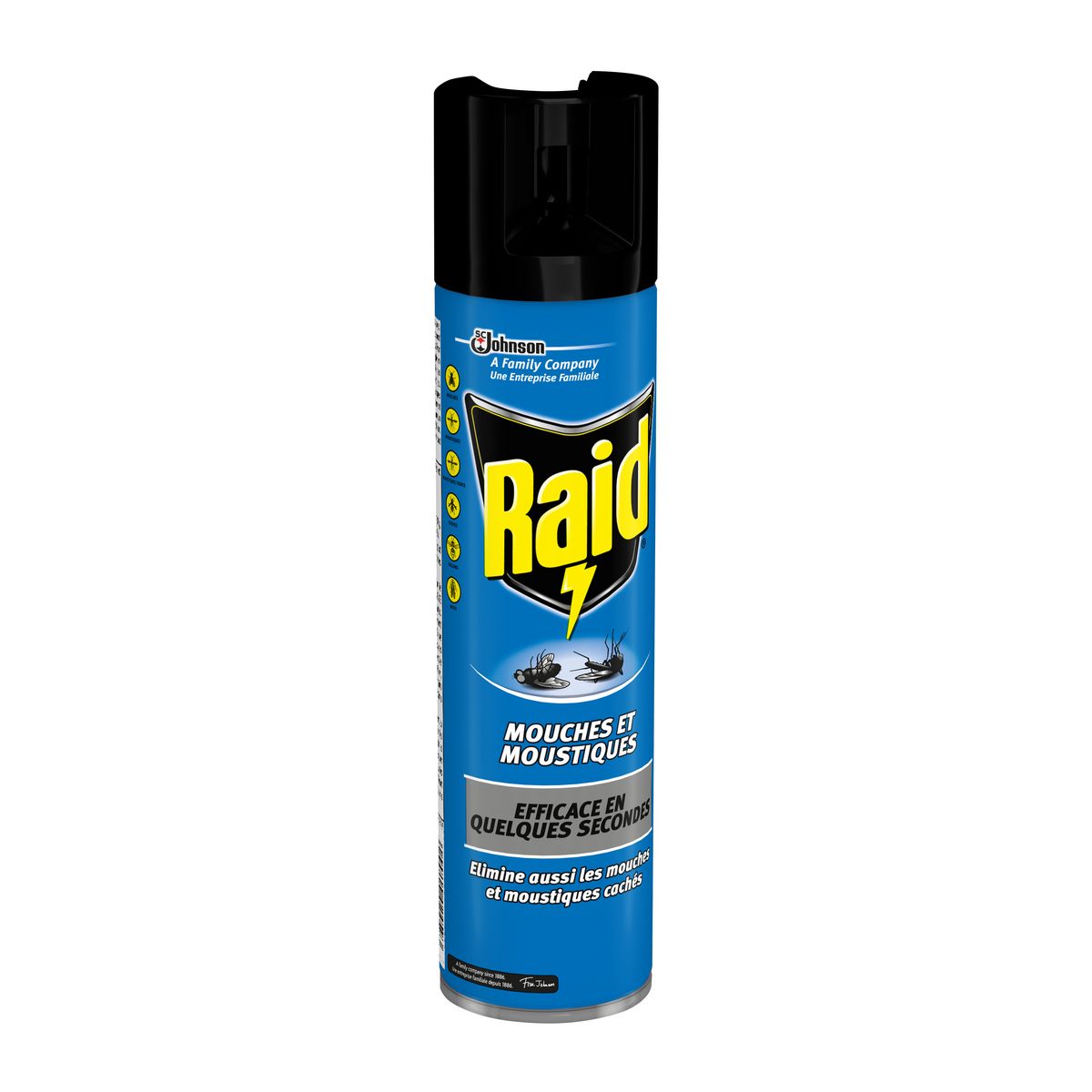 RAID Insecticide anti-mouches et moustiques 400ml