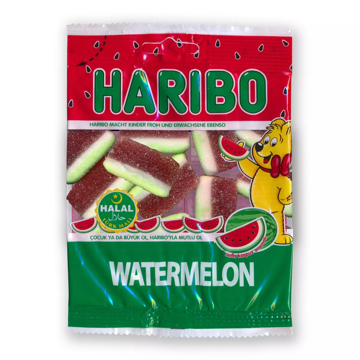 HARIBO Watermelon bonbons gélifiés halal 80g