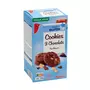 AUCHAN MIEUX VIVRE Cookies aux 3 chocolats pur beurre sans gluten 8 biscuits 150g