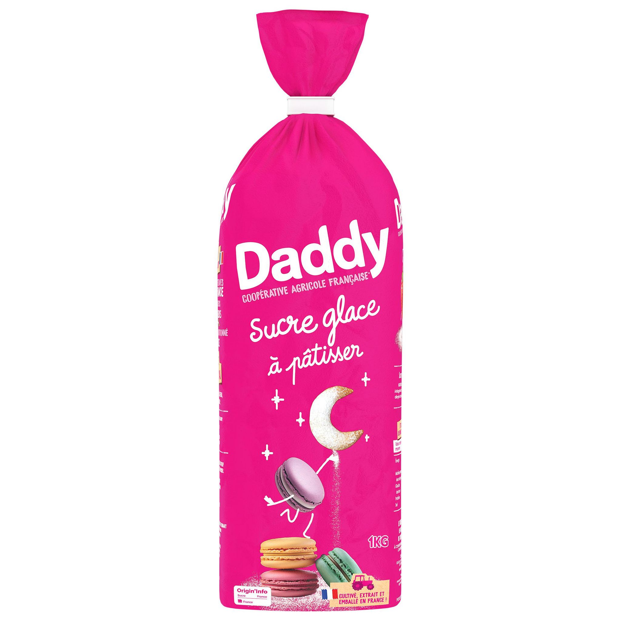 Voir la diapositive 1 : DADDY Sucre glace à pâtisser 1kg