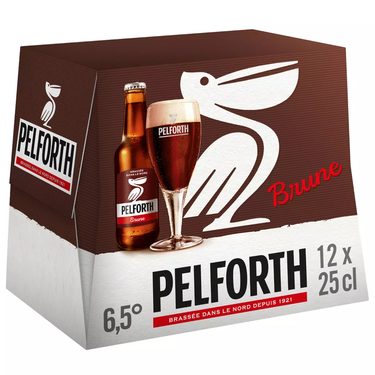 PELFORTH Bière brune du Nord 6,5% bouteilles 12x25cl