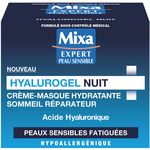 MIXA Crème masque hyalurogel nuit peaux fatiguées 50ml