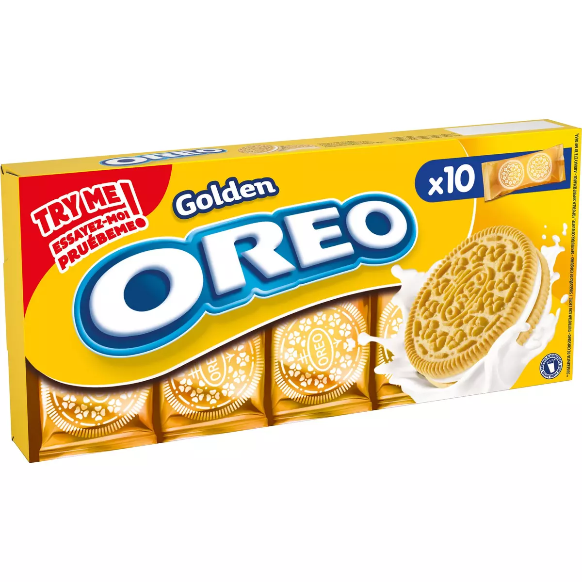 OREO Biscuits golden nature sachets fraîcheur 10x2 biscuits 220g