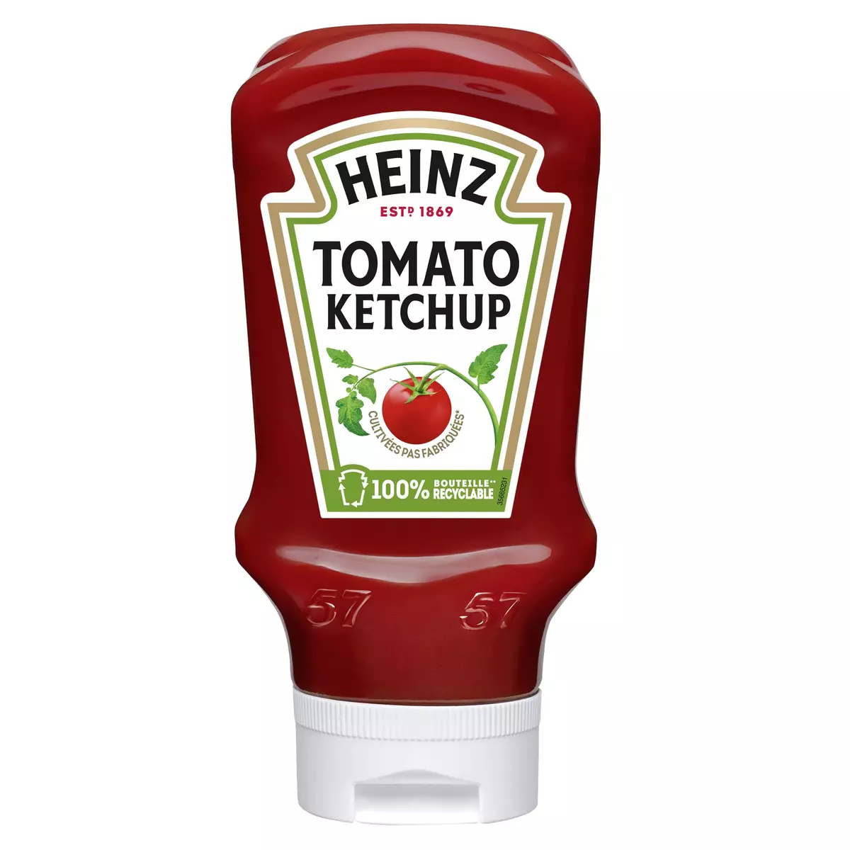 HEINZ Tomato ketchup en squeeze top down 650g