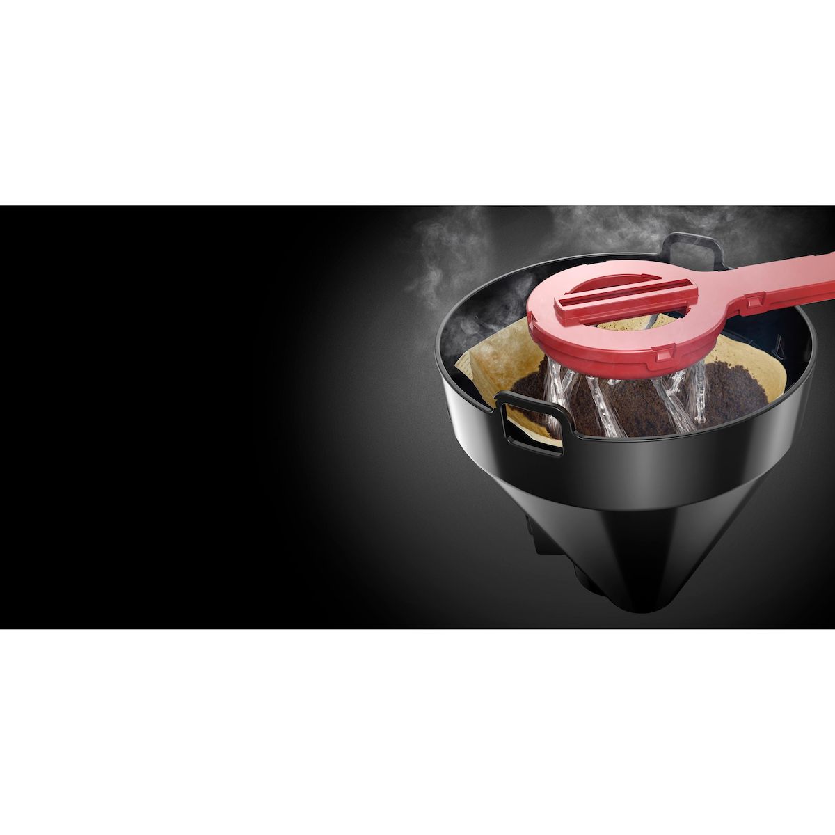 RUSSELL HOBBS Cafetière à filtre Adventure - 24010-56 - Acier brossé/noir